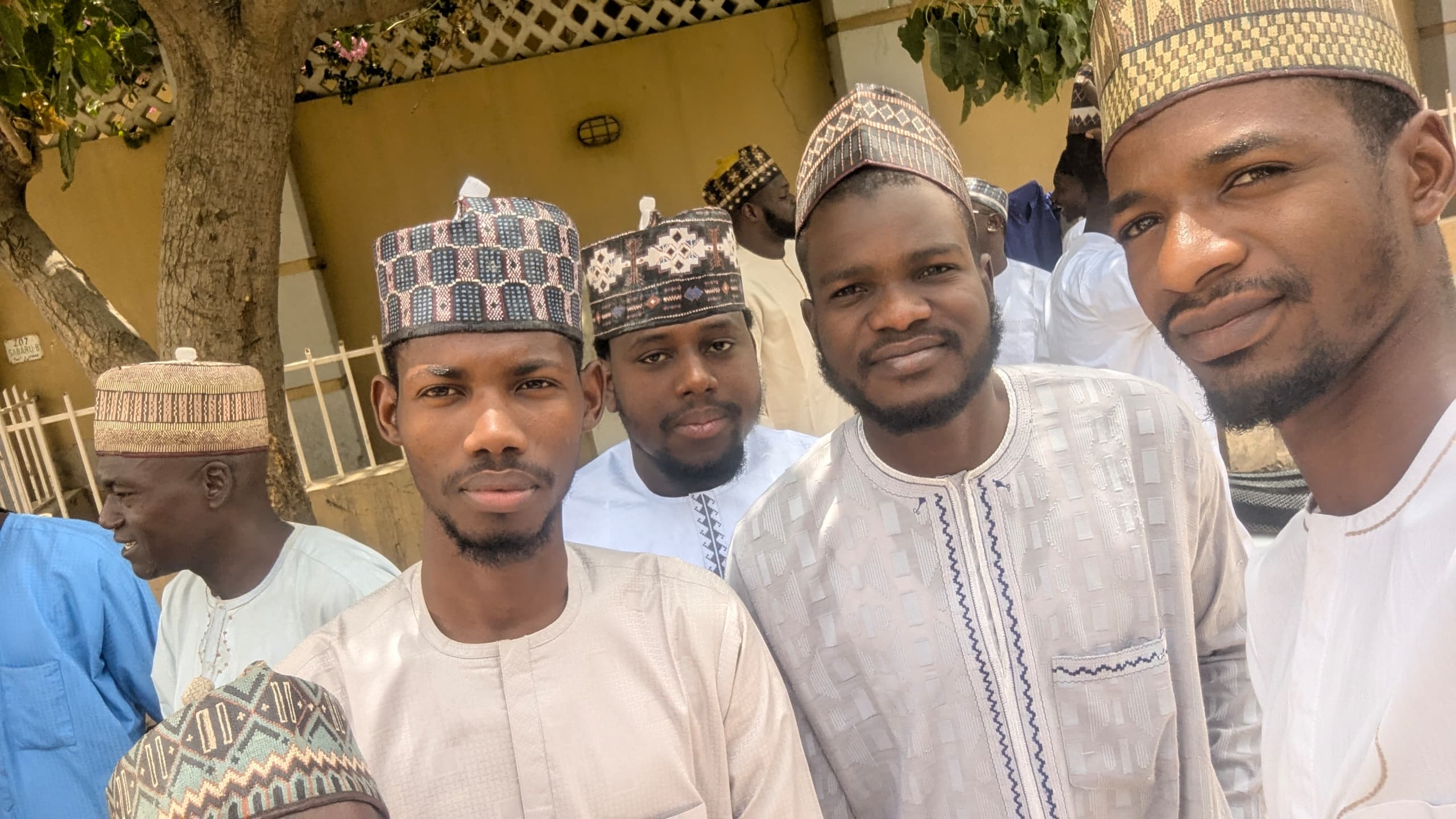 at my friend's wedding